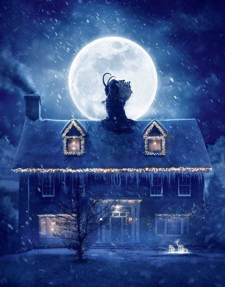 IMPRESIÓN ARTÍSTICA KRAMPUS, Póster de Navidad 8,5x11 Foto 1 de 1