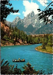 Snake River Float Trip Grand Teton Nationalpark Wyoming Postkarte verschickt - Bild 1 von 2