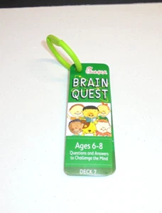 Chick Fil A Toy Brain Quest Età 4-6 6-8 Giocattolo da Viaggio Mazzo Educativo 7 - Foto 1 di 4