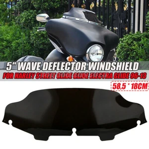 6" Windshield Schutzscheib Für Harley Street Glide Glide Electra Glide 1996-2013 - Picture 1 of 7