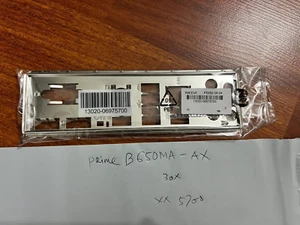 ASUS PRIME B650M-A AX IO SHIELD BACK PLATE ( METAL ) ORIGINAL - Afbeelding 1 van 1