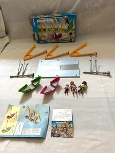 Playmobil Summer Fun 5553 Boot Schaukel Set Freizeitpark Jahrmarkt 3 Figuren komplett - Bild 1 von 14