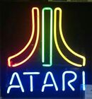Atari Neon Sign Beer Bar Gift 14&quot;x10&quot; Light Lamp Bedroom Glass Artwork Windows for sale