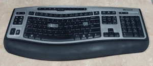 Microsoft Wireless Laser Desktop Ergonomic Keyboard 6000 v2 Missing Keys WUR0571 - Picture 1 of 2