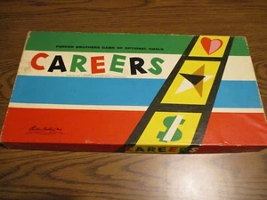 Careers 1958 Board Game Parker Brothers EX-NM VINTAGE FAMILY GAME - Picture 1 of 10
