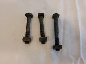 Lote de pernos y tuercas cuadrados vintage de 3/8" de 2,5 pulgadas y 3 pulgadas de largo - Imagen 1 de 3