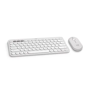 Logitech Pebble 2 Combo for Mac, Wireless Keyboard and Mouse Tonal White - Picture 1 of 6