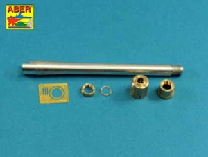 Aber 35L-261 - 1:35 150mm cañón de pistola de metal con freno de boca E-100 Krupp - Imagen 1 de 7