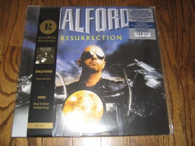 Halford Resurrection Revolver Exclusive Blue Marble Vinyl 128/300  Judas Priest - Image 1 of 2