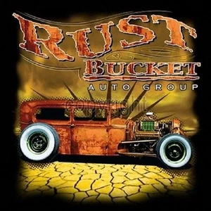 Rust Bucket Auto Group Hot Rod Rat Rod Sleeveless T Shirt - Picture 1 of 1