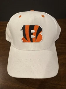 Cincinnati Bengals Hat Cap Men Strap Back White Orange Bud Light NFL Football - Picture 1 of 6