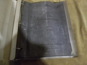 Leroi 105G Air Compressor Instruction Manual and Parts List - Picture 1 of 4