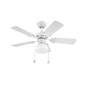 Westinghouse Deckenventilator Leuchte Princess Radiance Weiß 90 cm mit Zugschnur - Bild 1 von 5