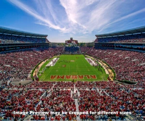 Alabama Crimson Tide Bryant-Denny Football Stadium Field 1530 8x10-48x36 CHOICES - Picture 1 of 14