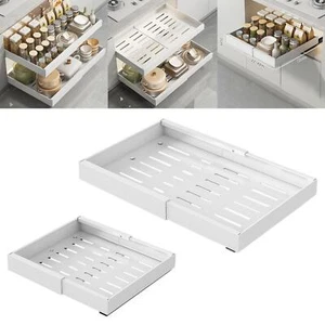Pull Out Cabinet Organizer Carbon Steel Roll Out Shelf Cabinet Organizer for - Picture 1 of 14