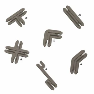 Battle Systems Terrain Plastic Terrain Clips - Brown New - Picture 1 of 1