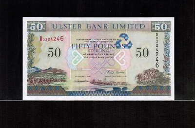 Ireland Northern 50 POUNDS 1997 Ulster Bank Limited Gem UNC - Image 1 of 2