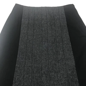 Gonna The Limited donna taglia 8 grigia nera zip laterale matita elasticizzata carriera basic - Foto 1 di 12