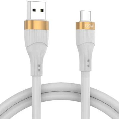 New 120W USB Type C Cable 6A Fast Charging Type C Wires Quick Charge USB C Cable - Image 1 of 4