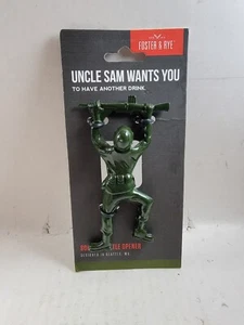 Foster & Rye Army Soldier Bottle Opener Metal 7633.. New  - Picture 1 of 11