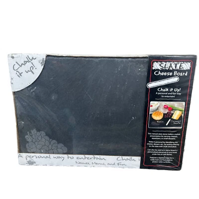 ThirstyStone 石板奶酪板 7.75 英寸 x 11.75 全新 — 第 1/2 张图片