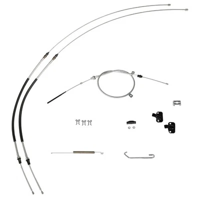 Parking Brake Cable Kit Complete 1970-74 Chevrolet Camaro Firebird OE Steel - Image 1 of 4