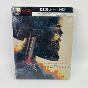 The Terminator 1984 LE Steelbook (4K Ultra HD UHD +Digital) Schwarzenegger NEW! - Picture 1 of 10