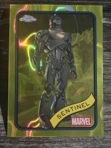 2025 Marvel Topps Chrome Sentinel #33 Yellow Lava Refractor NEAR MINT+ 🔥 - Bild 1 von 6