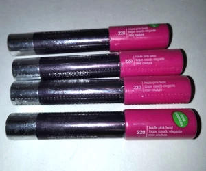 4 - CoverGirl Haute Pink Twist 220 Lip Perfection Jumbo Brillo Bálsamo Brillo Transparente - Imagen 1 de 2