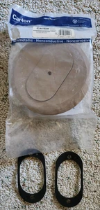 Carlon E97DSCL Bronze Nonmetallic Duplex Round Floor Box cover mount - Picture 1 of 2