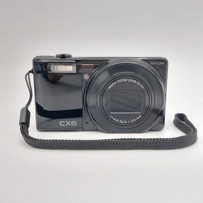 RICOH CX6 Digitalkamera 10MP - Zoom Lens 1,7x f/4,9-52,5 1:3,5-5,6 funktioniert✅ - Bild 1 von 4