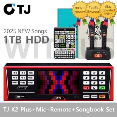 TJ Media K2 Plus Karaoke Machine 1TB+TMW 100B+Remote+SongBook(Korean+Foreign) - Image 1 of 4