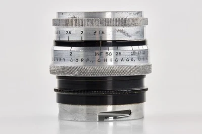 Wollensak 2 Inch (50mm) f1.5 Velostigmat Cine Lens DeVry - Image 1 of 4