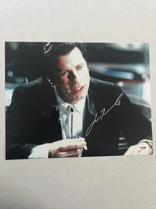 John Travolta Autogramm signed 11x14 Foto PSA/DNA COA Vincent Pulp Fiction - Bild 1 von 2