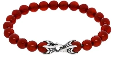 Brazalete de cuentas espirituales de cornalina David YURMAN 8 mm de segunda mano Foto 1 de 4