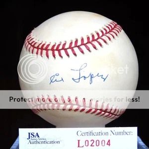 Al Lopez Jsa Certified Autograph American League Baseball Signed Authentic - Picture 1 of 1