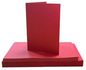 40 tarjetas de felicitación y sobres en blanco rojo y verde C6 colores navideños artesanales 2062 - Imagen 1 de 1