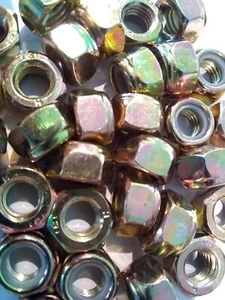 (20) Tuercas de bloqueo de nailon M8 x 1,25 o M8 - 1,25 chapadas en zinc clase 8 acero - Imagen 1 de 2