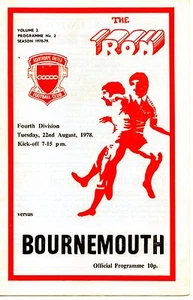 Scunthorpe United v Bournemouth 1978/79 Division 4 - Bild 1 von 1