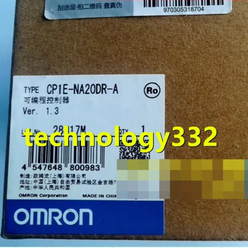 1PC NEW Omron CP1E-NA20DR-A PLC Fedex or DHL #CL - Image 1 of 1