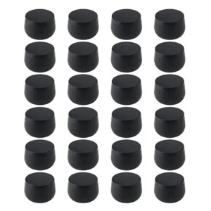 24Pcs Black Empty Container with Lids for and Household Storage - Picture 1 of 7