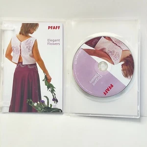  Macchina da ricamo PFAFF disegni CD # 349 fiori eleganti - Foto 1 di 4
