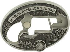 North American Arms 22 Long Rifle Oval Ornate Belt Buckle Holster