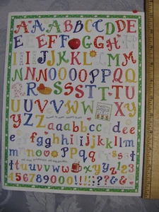 Susan Branch PAINTED ALPHABET ROLL 1 Sheet b - Picture 1 of 2