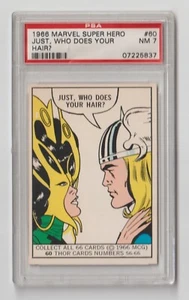 1966 Donruss Marvel Superheroes Thor #60 Psa 7 - Picture 1 of 2
