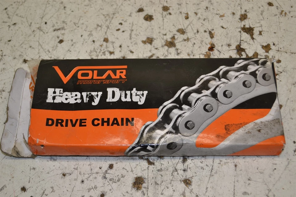 Cadena de acero Volar 520H 114L-RED con eslabón de conexión Foto 1 de 4