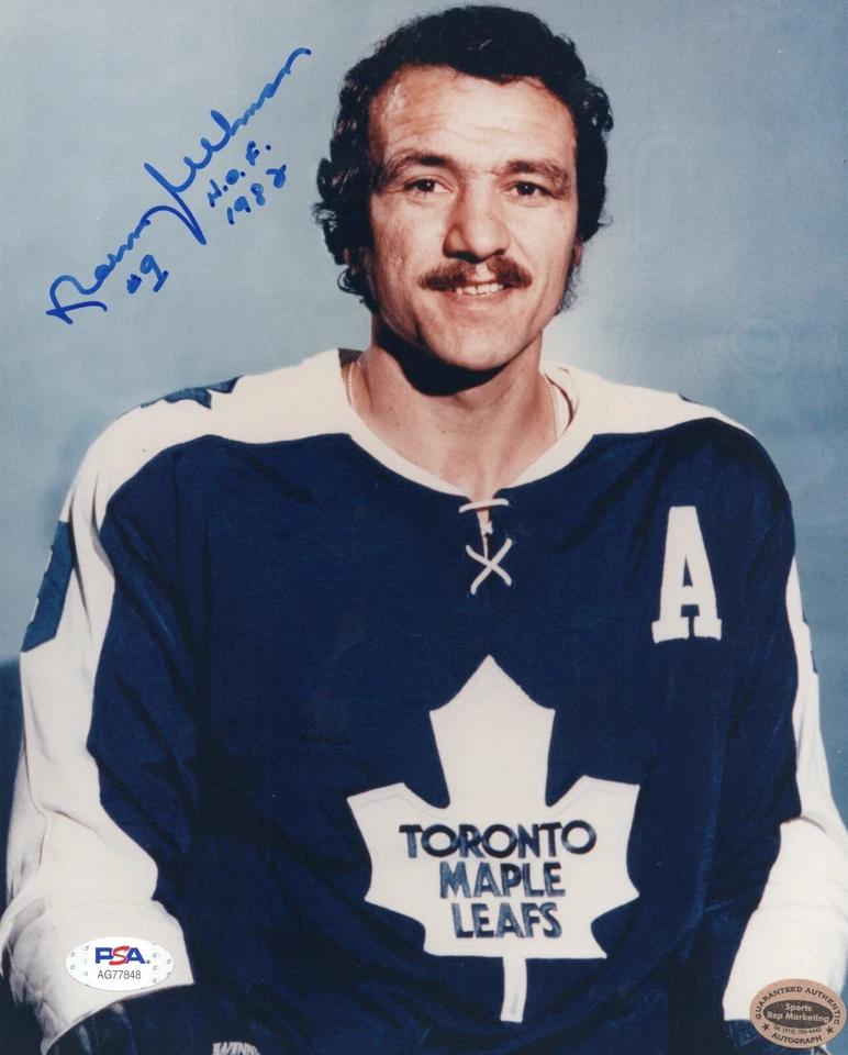 Norm Ullman autographed signed inscribed 8x10 photo NHL Toronto Maple Leaf PSA - Image 1 of 1