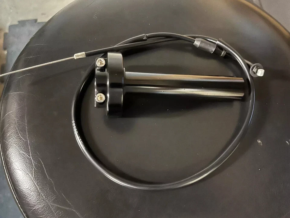 Punho de acelerador de torção de motocicleta CNC alumínio Honda CT70 restomod Gr1 2 - Imagem 1 de 1