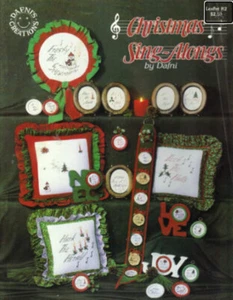 Gezählter Kreuzstich Weihnachten Mitsingen von Dafni Muster Broschüre 12 Designs - Bild 1 von 1