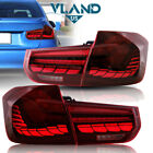 VLAND für BMW M3 Serie F30 F80 2012–18 Rot OLED-Rücklichter mit Startup Dynamic